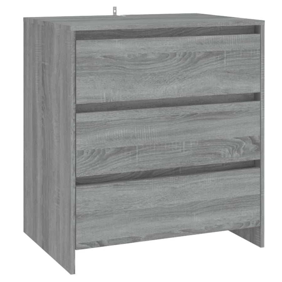 Dressoirs Bewerkt Hout Eikenkleurig Grijs sonoma