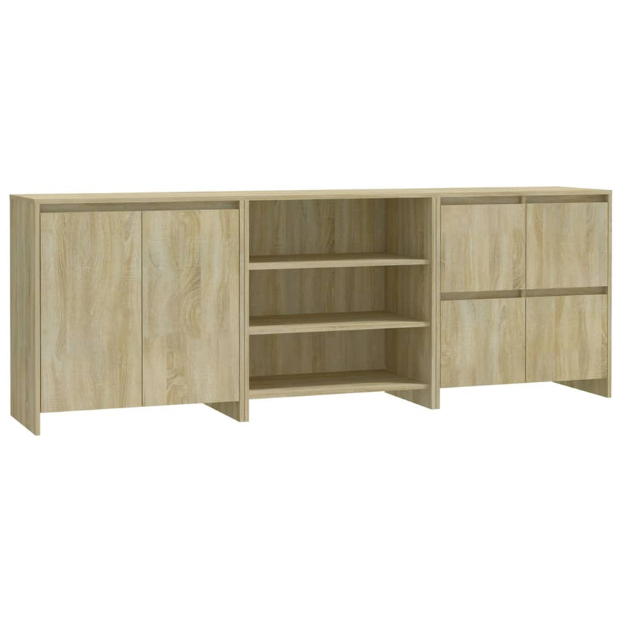 Dressoirs Bewerkt Hout Kleurig Sonoma eiken