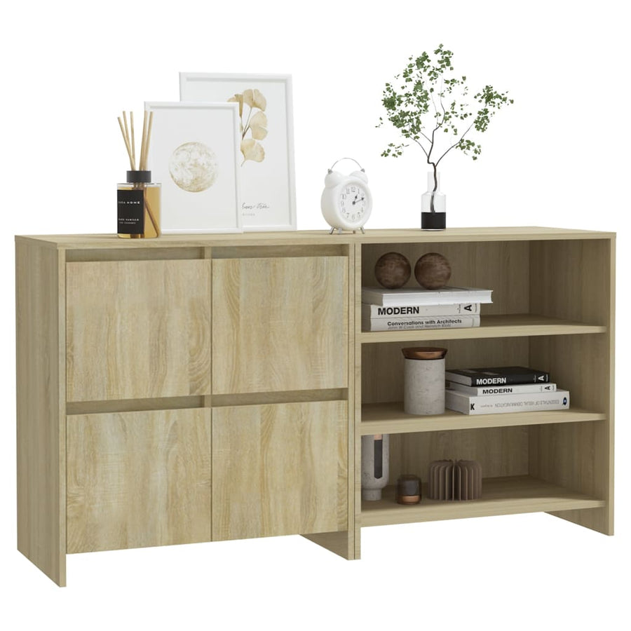 Dressoirs Bewerkt Hout Kleurig Sonoma eiken