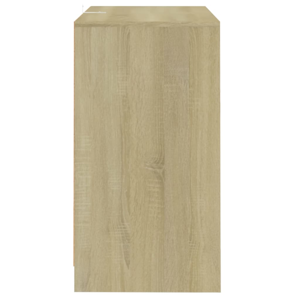 Dressoirs 2 St 70X4X75 Cm Spaanplaat Kleurig Sonoma eiken