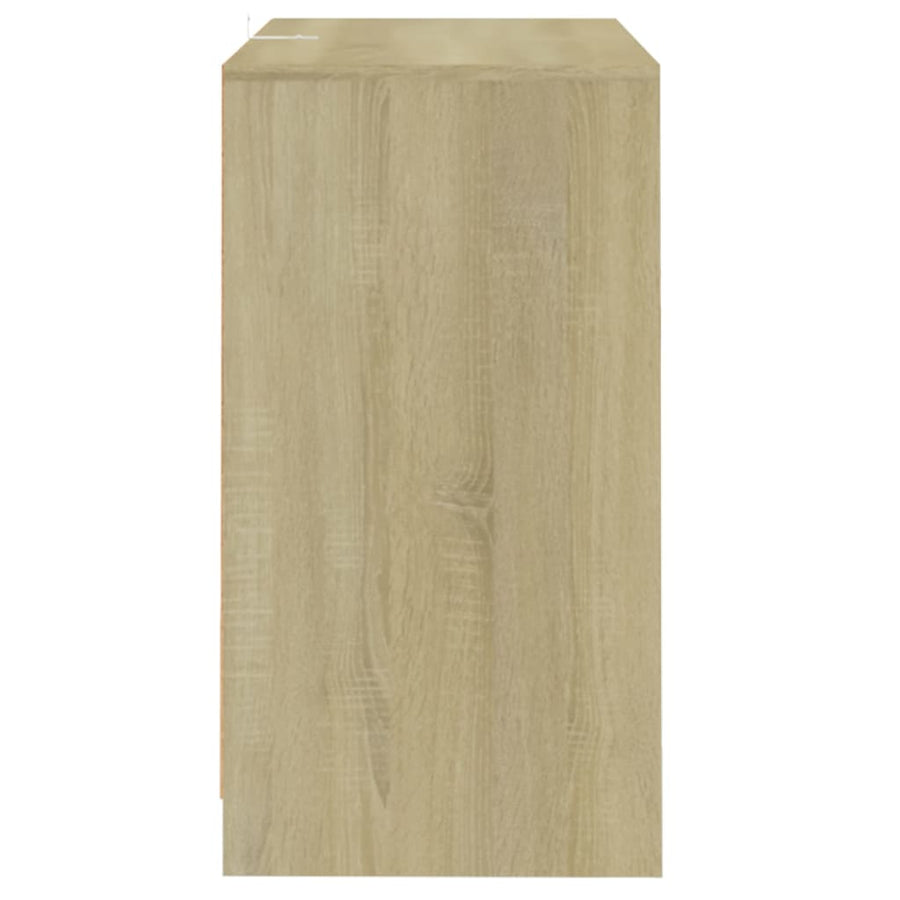 Dressoirs 2 St 70X4X75 Cm Spaanplaat Kleurig Sonoma eiken
