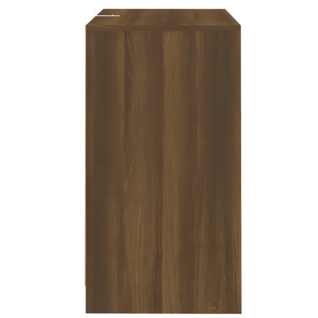 Dressoirs 2 St 70X4X75 Cm Spaanplaat Bruineikenkleurig bruin eikenkleur
