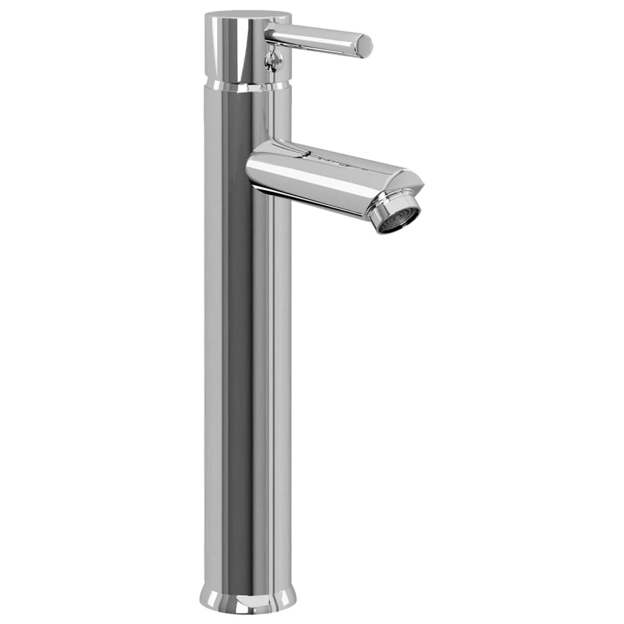 Wastafel met kraan en pop-up afvoer gehard glas transparant Doorzichtig Chroomkleurige kraan
