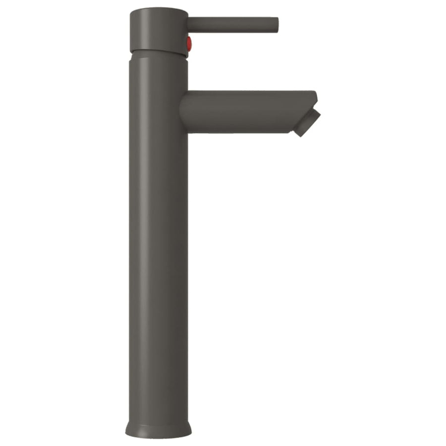 Wastafel met kraan en pop-up afvoer gehard glas goudkleurig