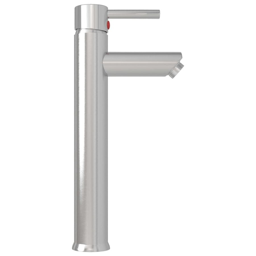 Wastafel met kraan en pop-up afvoer gehard glas goudkleurig