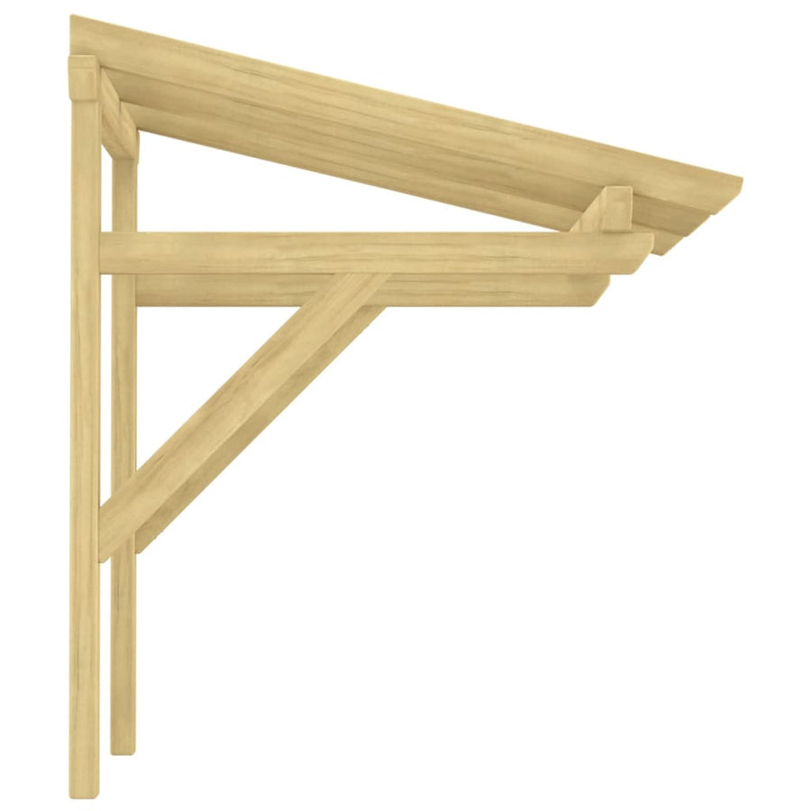 318569  Deurluifel Geïmpregneerd Grenenhout 100 x 100 x 80 cm