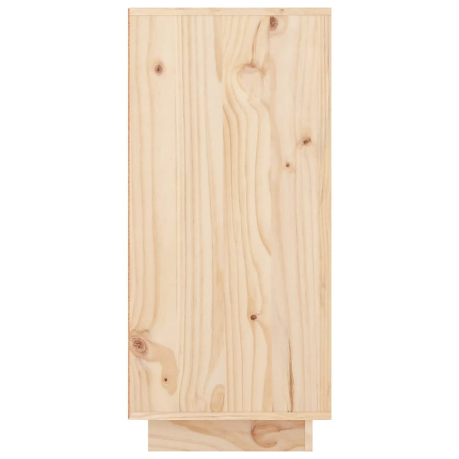 Dressoir 111x34x75 cm massief grenenhout Naturel