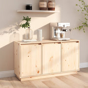 Dressoir 111x34x60 cm massief grenenhout bruin