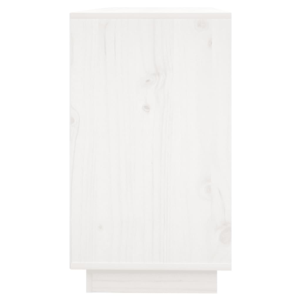 Dressoir X34X60 Cm Massief Grenenhout Wit