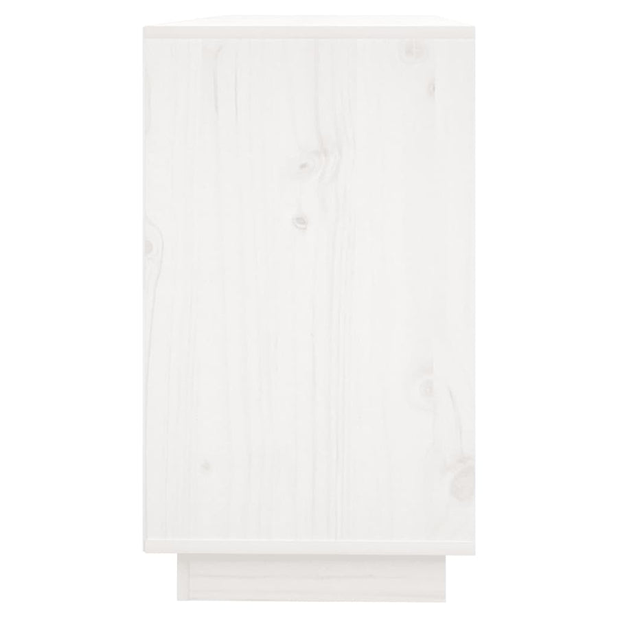Dressoir X34X60 Cm Massief Grenenhout Wit
