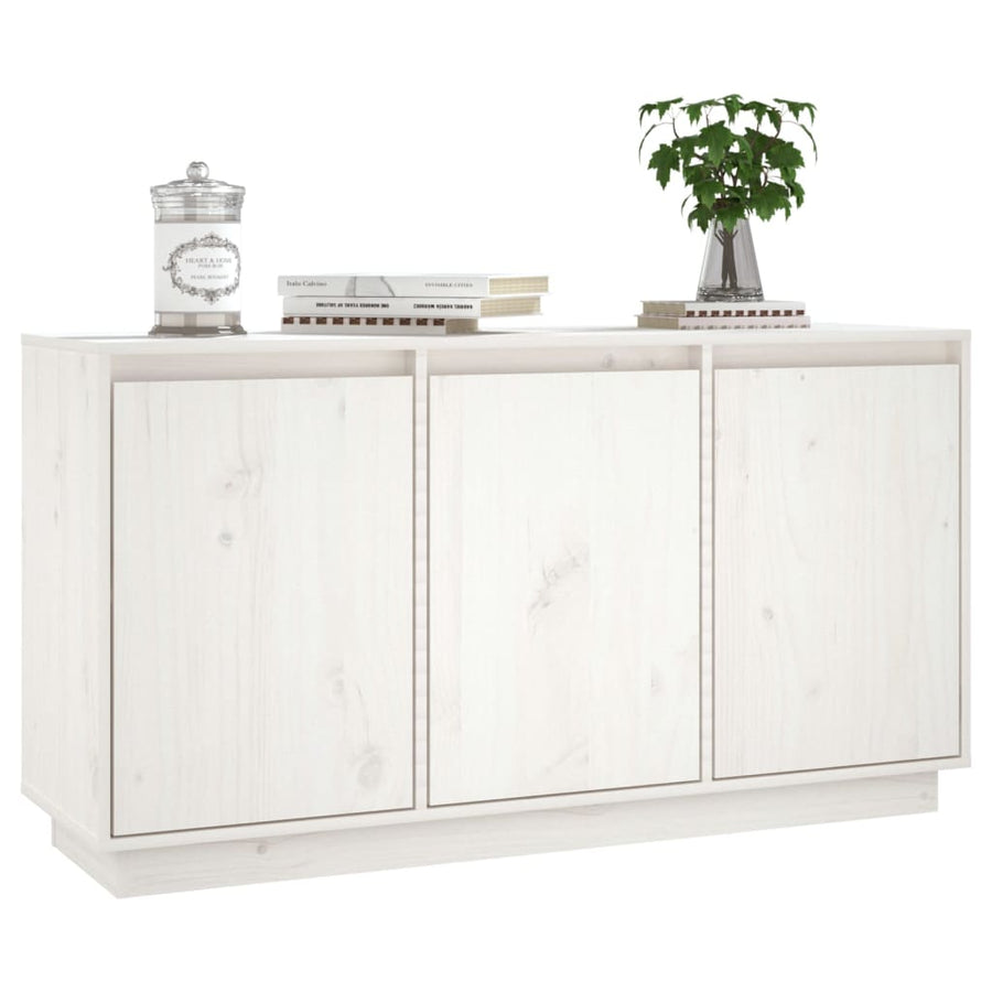 Dressoir X34X60 Cm Massief Grenenhout Wit