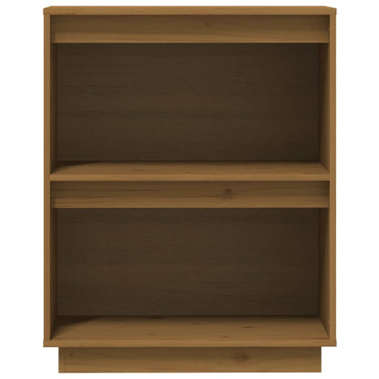 Wandkast 60X34X75 Cm Massief Grenenhout Honingbruin