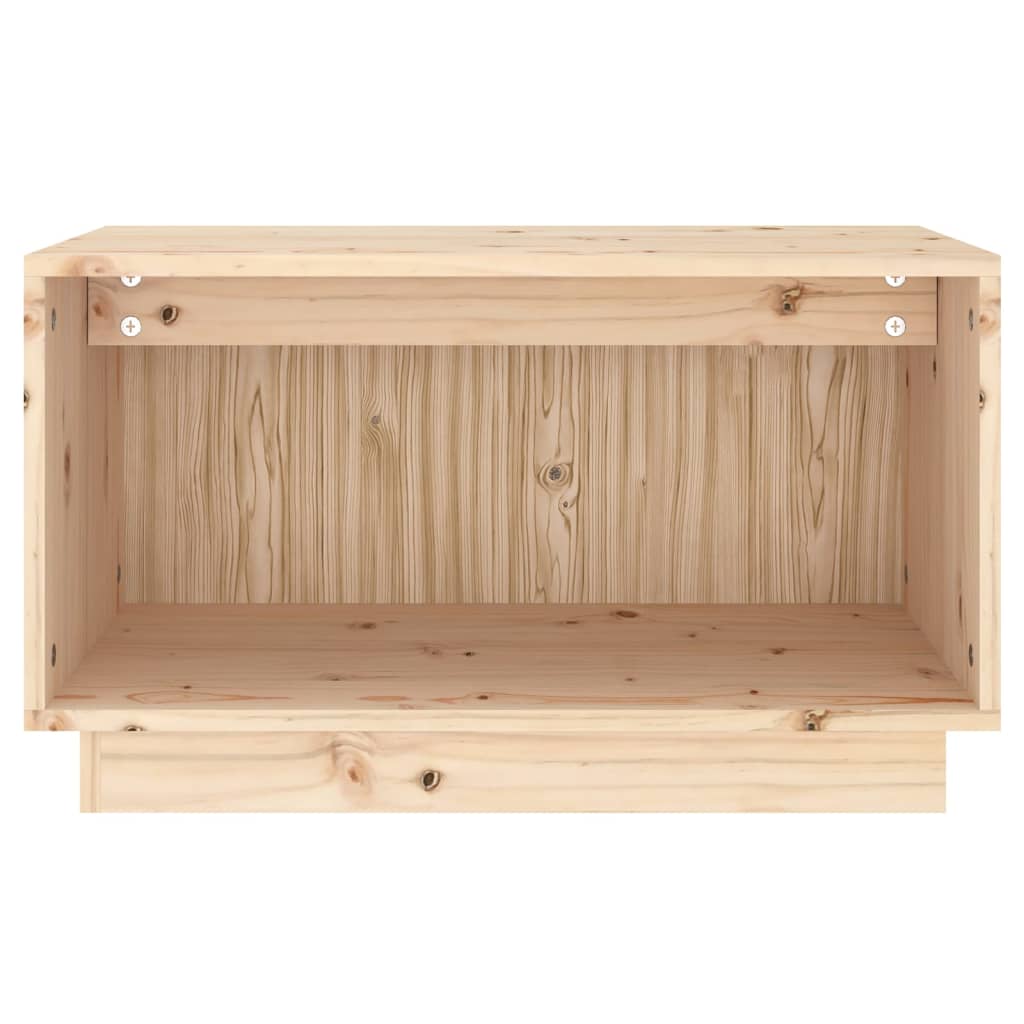 Tv-Meubel 60X35X35 Cm Massief Grenenhout Naturel