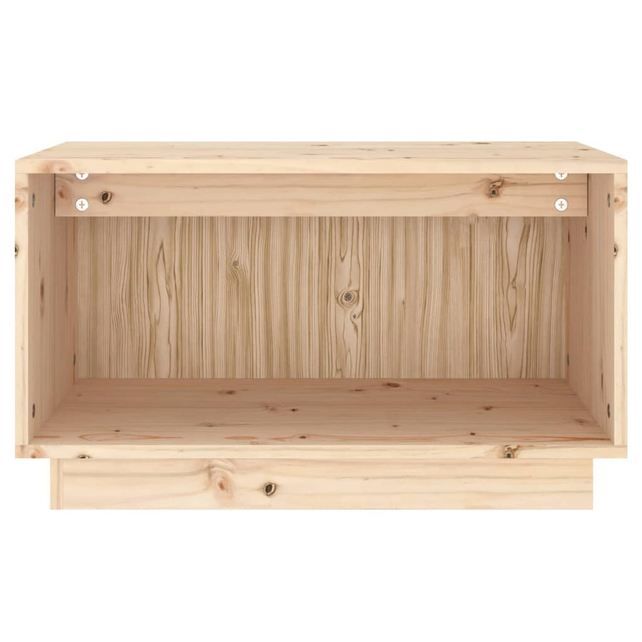 Tv-Meubel 60X35X35 Cm Massief Grenenhout Naturel