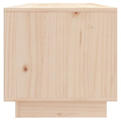 Tv-Meubel 90X35X35 Cm Massief Grenenhout Naturel