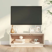 TV Cabinet 90x35x35 cm Solid Pine Wood