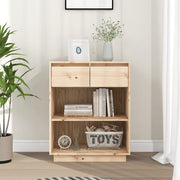 Wall cabinet 60x34x75 cm solid pine wood