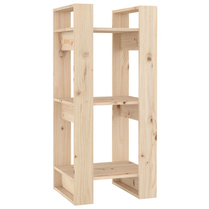 Boekenkast/Kamerscherm 4X35X9 Cm Massief Grenenhout Naturel