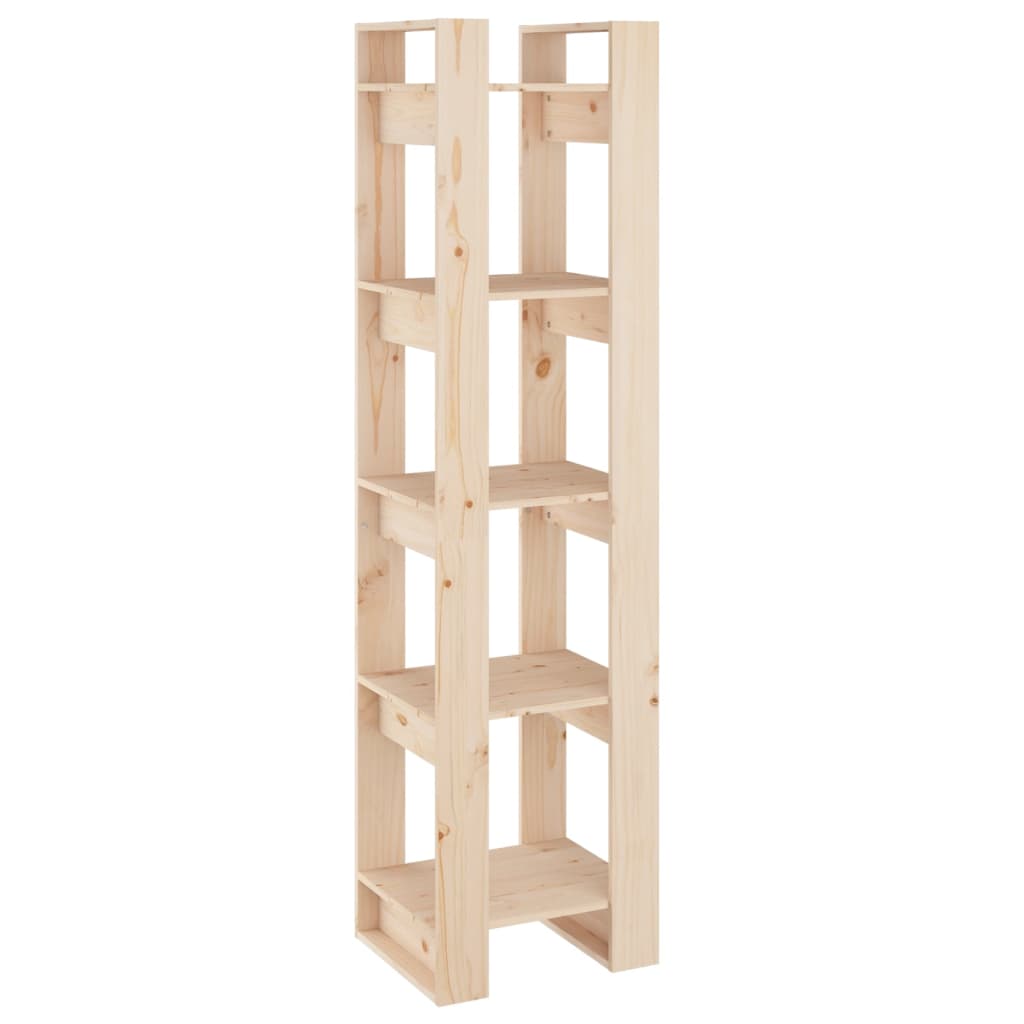 Boekenkast/Kamerscherm 4X35X60 Cm Massief Grenenhout Naturel