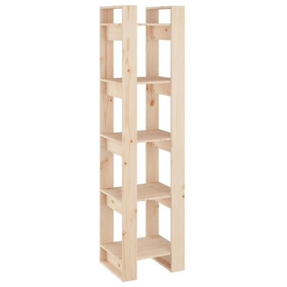 Boekenkast/Kamerscherm 4X35X60 Cm Massief Grenenhout Naturel