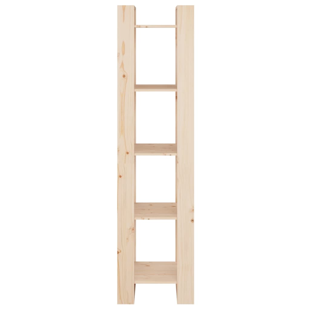 Boekenkast/Kamerscherm 4X35X60 Cm Massief Grenenhout Naturel