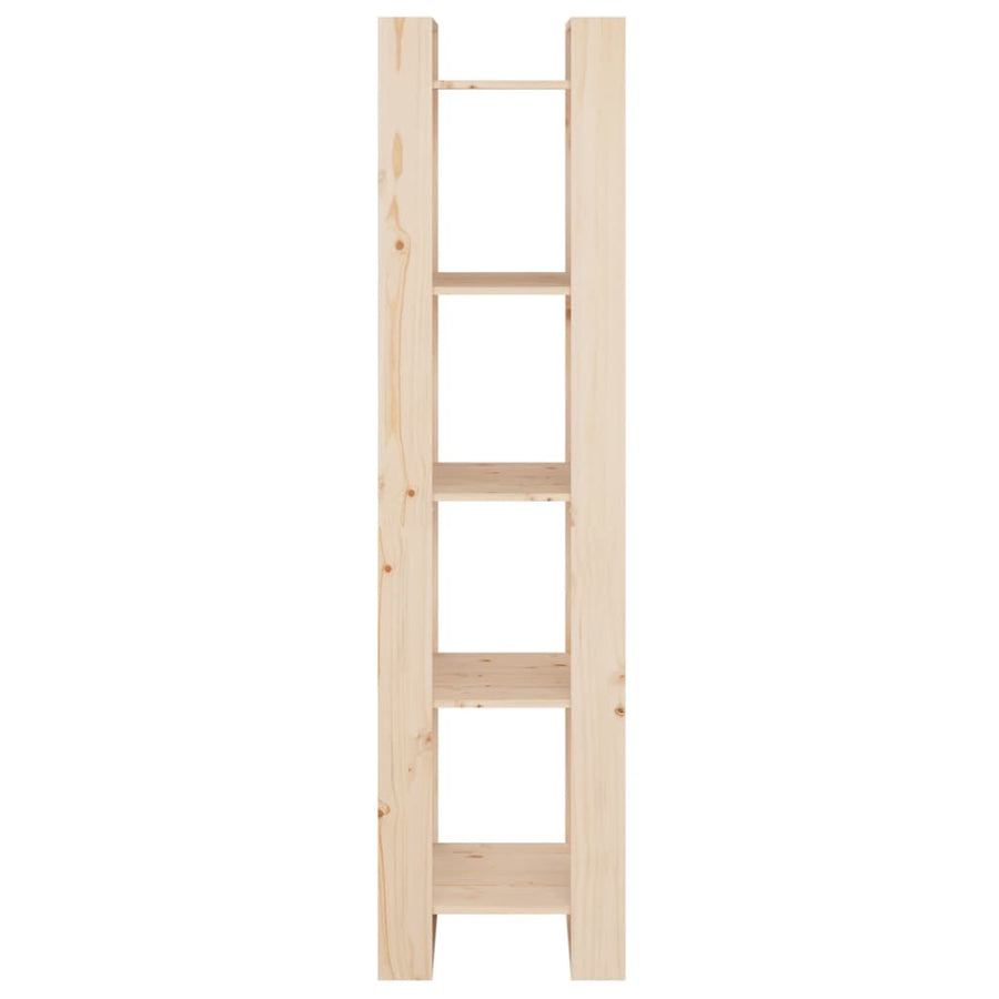 Boekenkast/Kamerscherm 4X35X60 Cm Massief Grenenhout Naturel