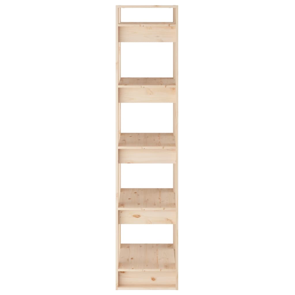 Boekenkast/Kamerscherm 4X35X60 Cm Massief Grenenhout Naturel