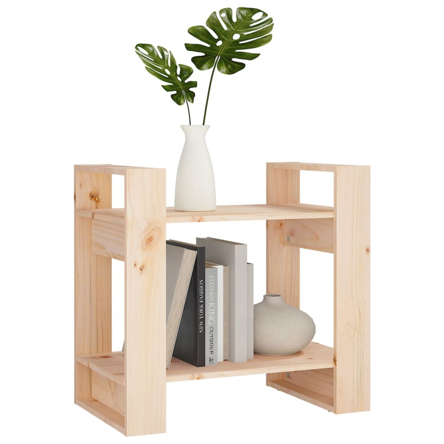 Boekenkast/Kamerscherm 60X35X57 Cm Massief Grenenhout Naturel