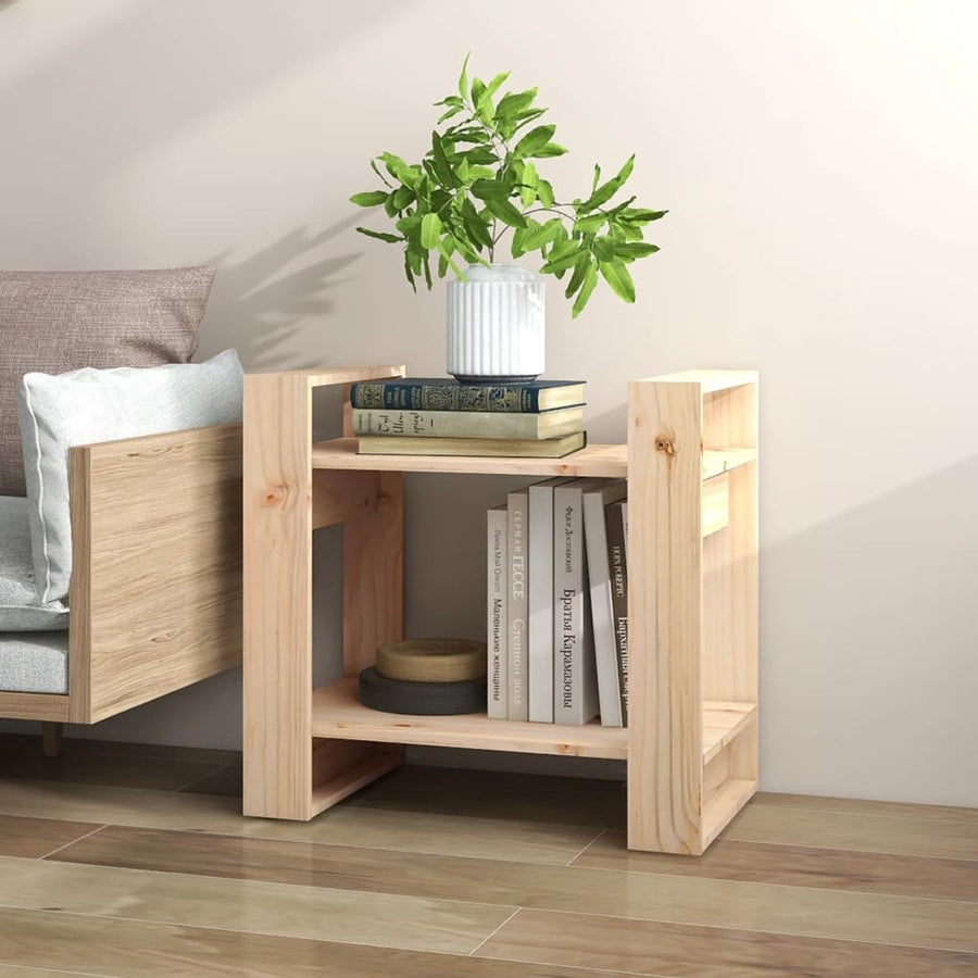 Boekenkast/Kamerscherm 60X35X57 Cm Massief Grenenhout Naturel