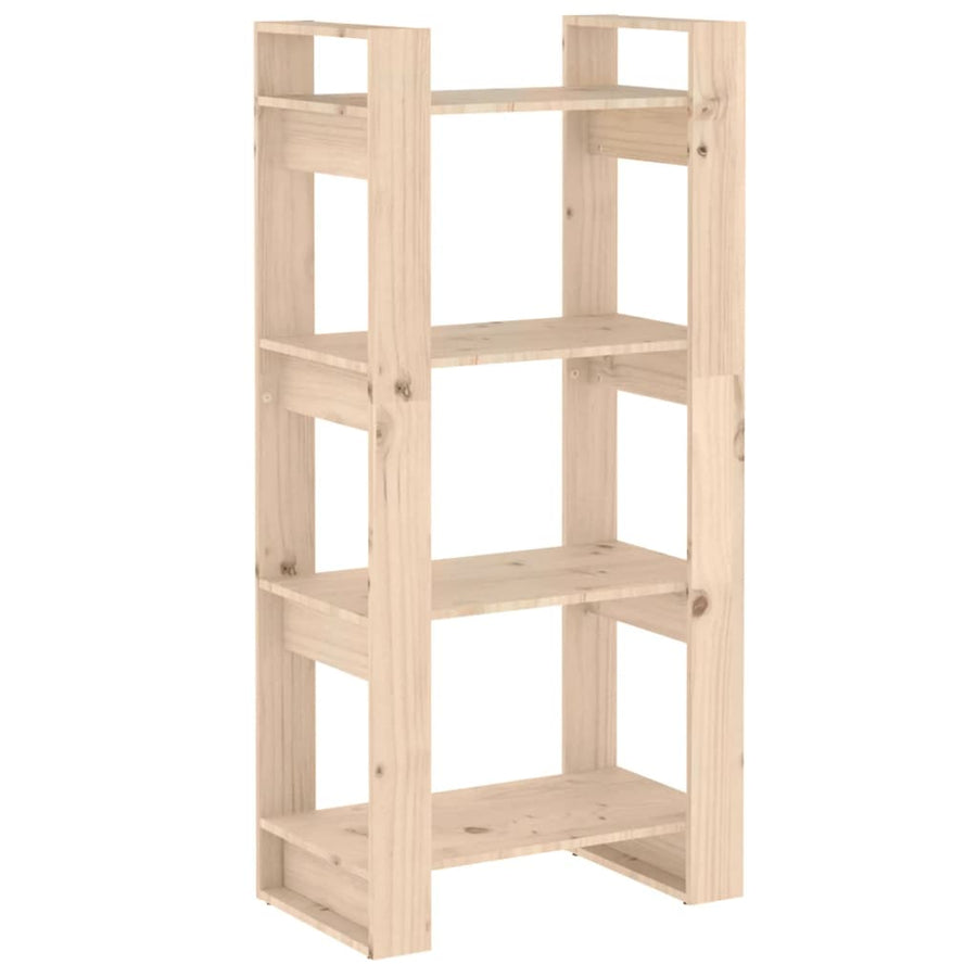 Boekenkast/Kamerscherm 60X35X25 Cm Massief Grenenhout Naturel
