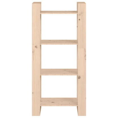Boekenkast/Kamerscherm 60X35X25 Cm Massief Grenenhout Naturel