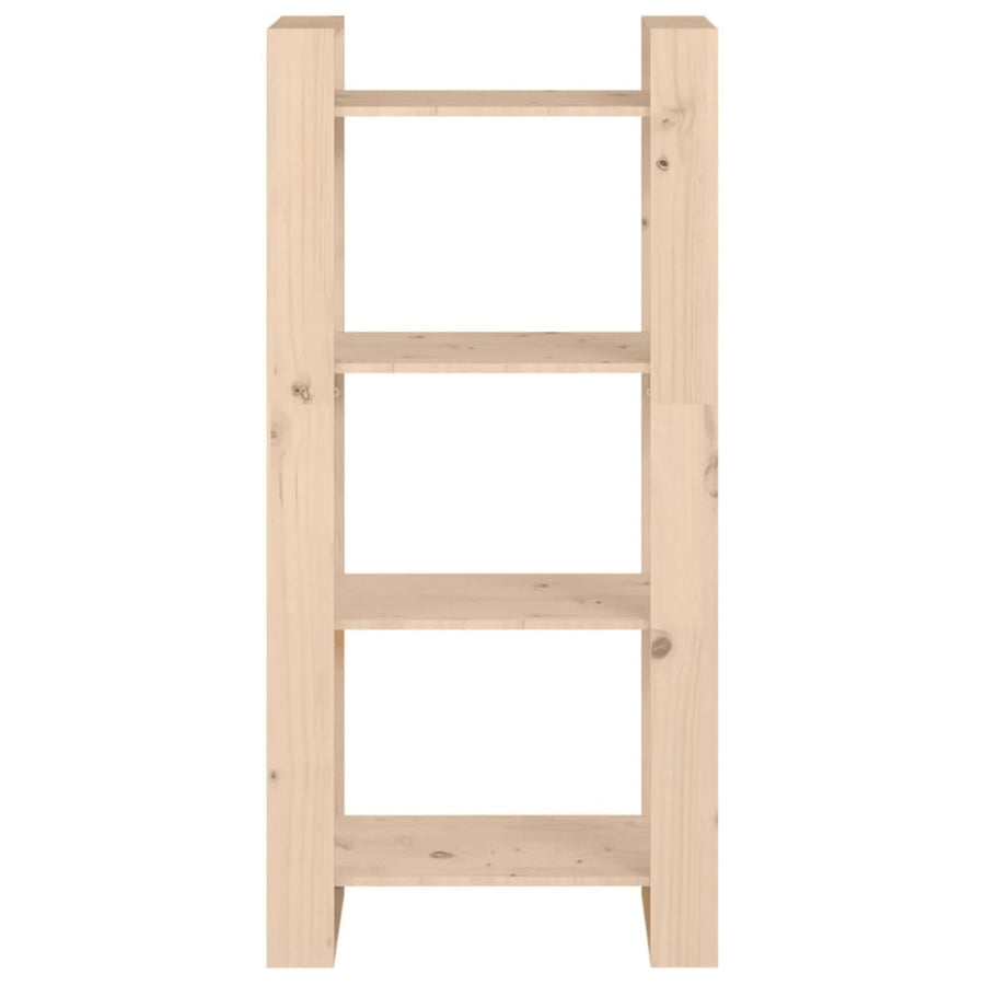 Boekenkast/Kamerscherm 60X35X25 Cm Massief Grenenhout Naturel