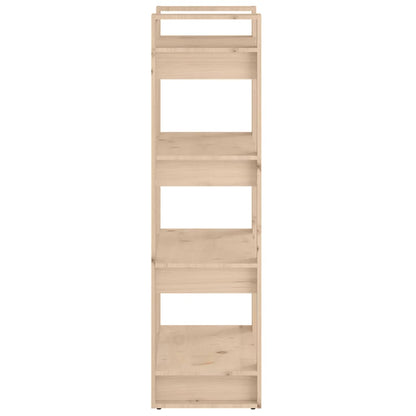 Boekenkast/Kamerscherm 60X35X25 Cm Massief Grenenhout Naturel