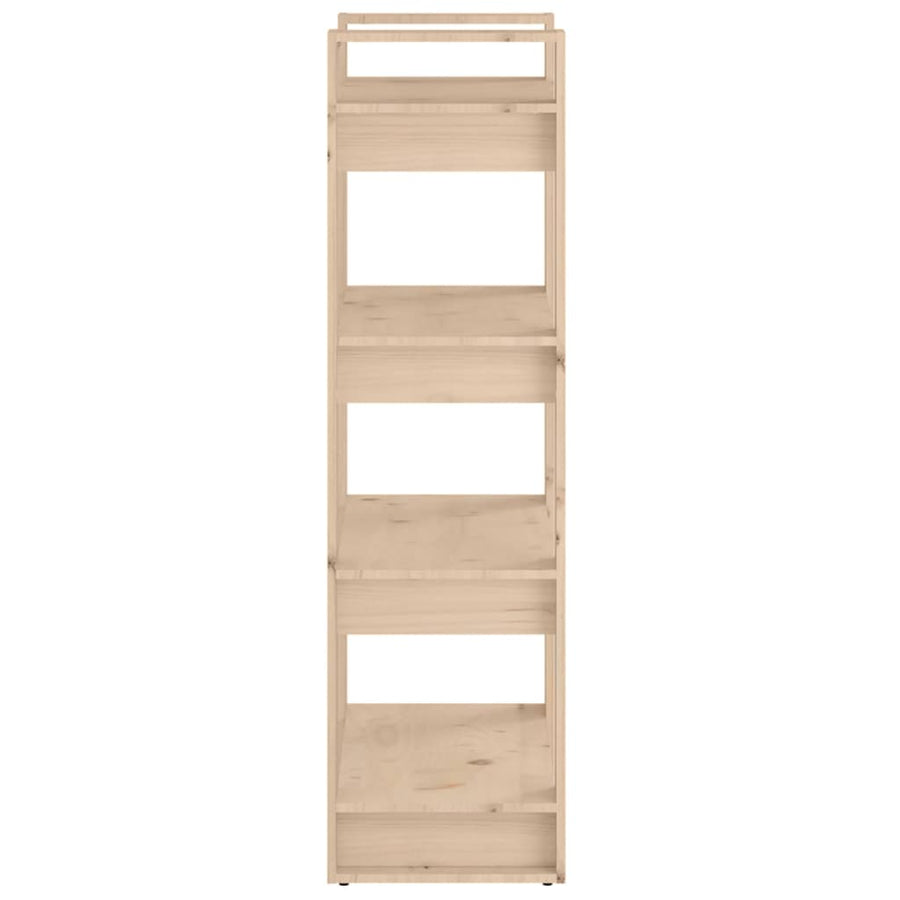 Boekenkast/Kamerscherm 60X35X25 Cm Massief Grenenhout Naturel