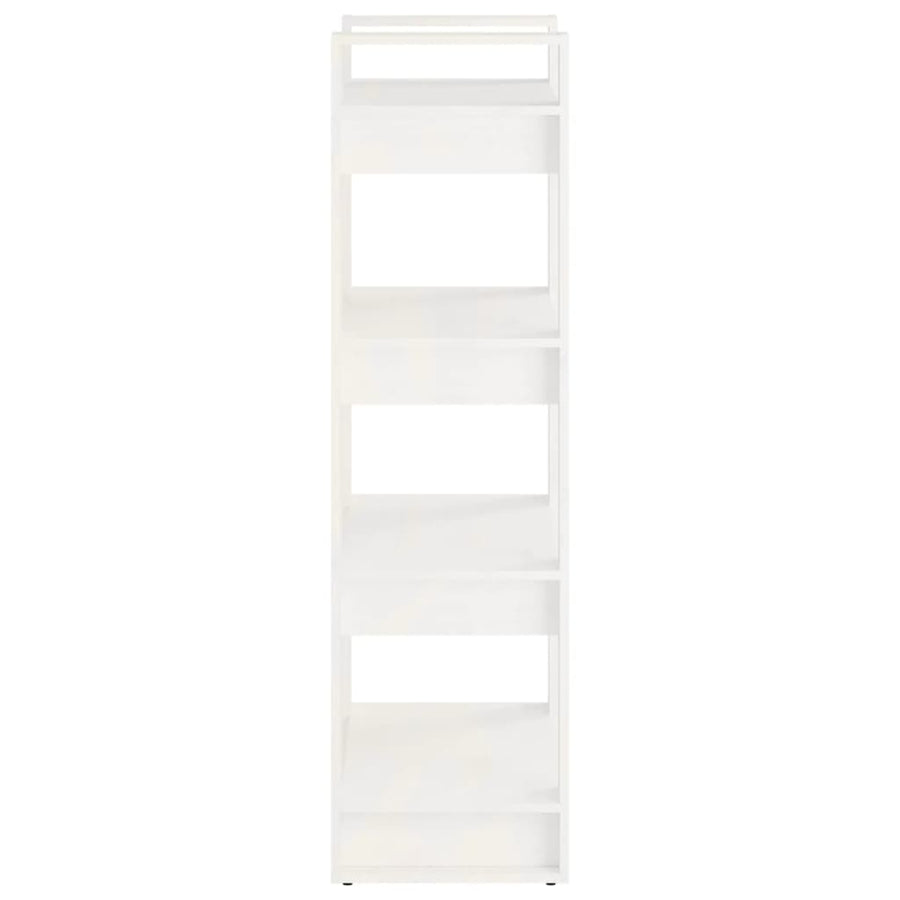Boekenkast/Kamerscherm 60X35X25 Cm Massief Hout Wit