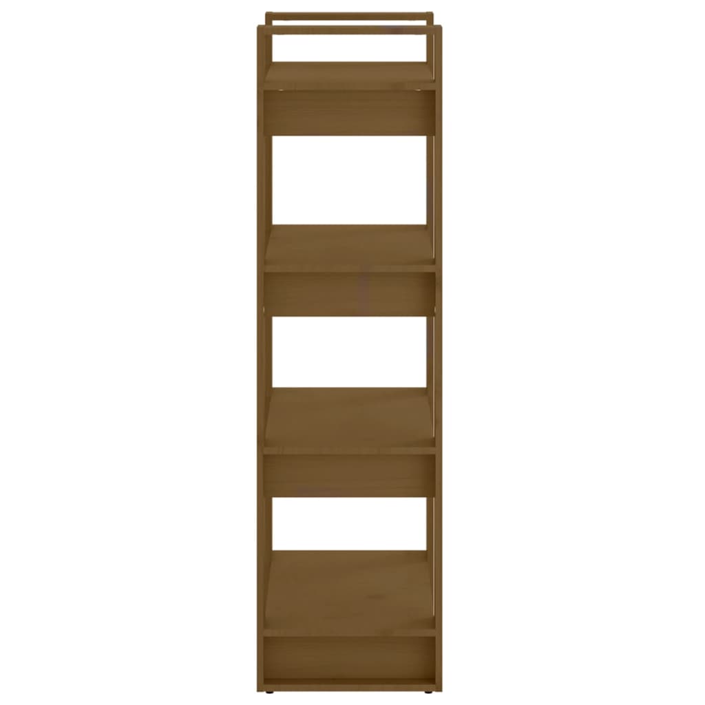 Boekenkast/Kamerscherm 60X35X25 Cm Massief Hout Honingbruin