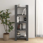 Bookcase/room divider 60x35x160 cm solid wood grey