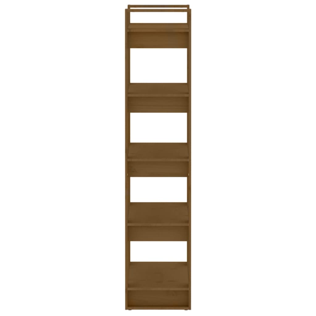Boekenkast/Kamerscherm 60X35X60 Cm Massief Hout Honingbruin