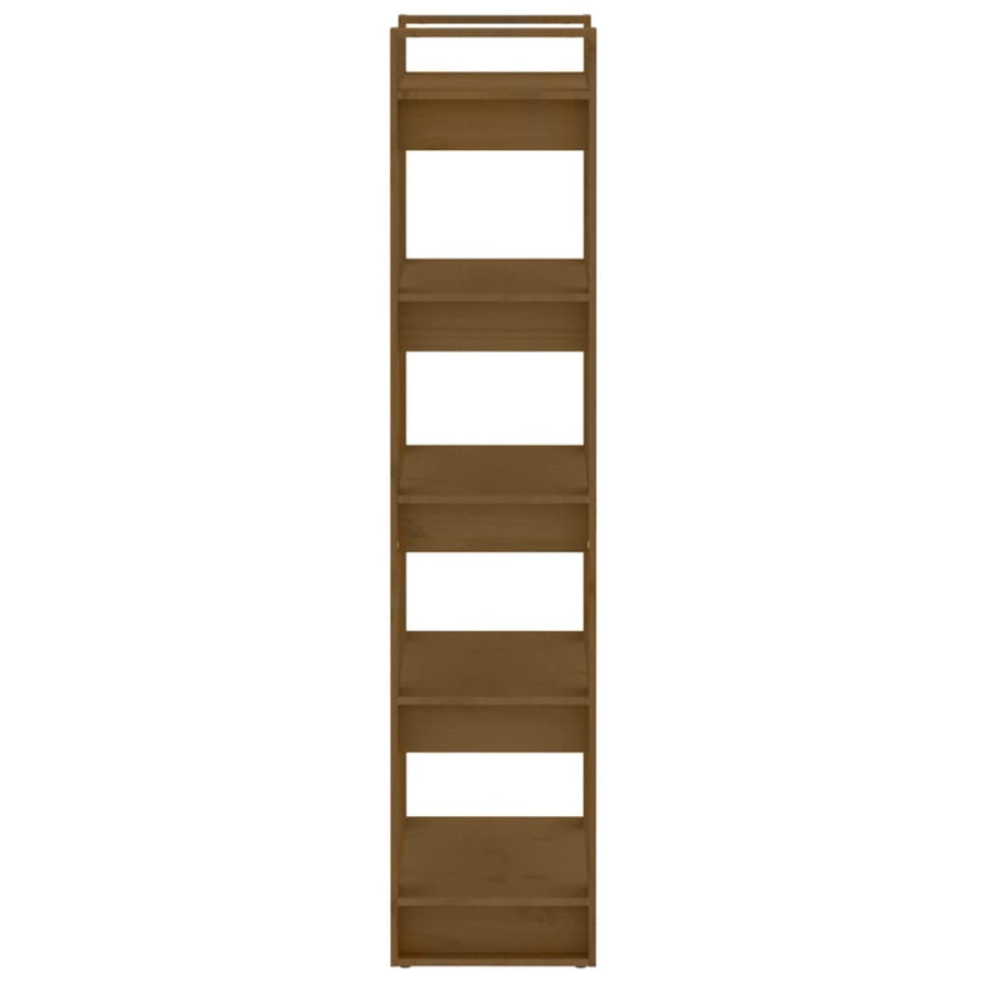 Boekenkast/Kamerscherm 60X35X60 Cm Massief Hout Honingbruin