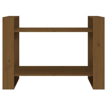 Boekenkast/kamerscherm 80x35x56,5 cm grenenhout honingbruin Honingbruin