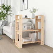 Boekenkast 80x35x91 cm massief grenenhout