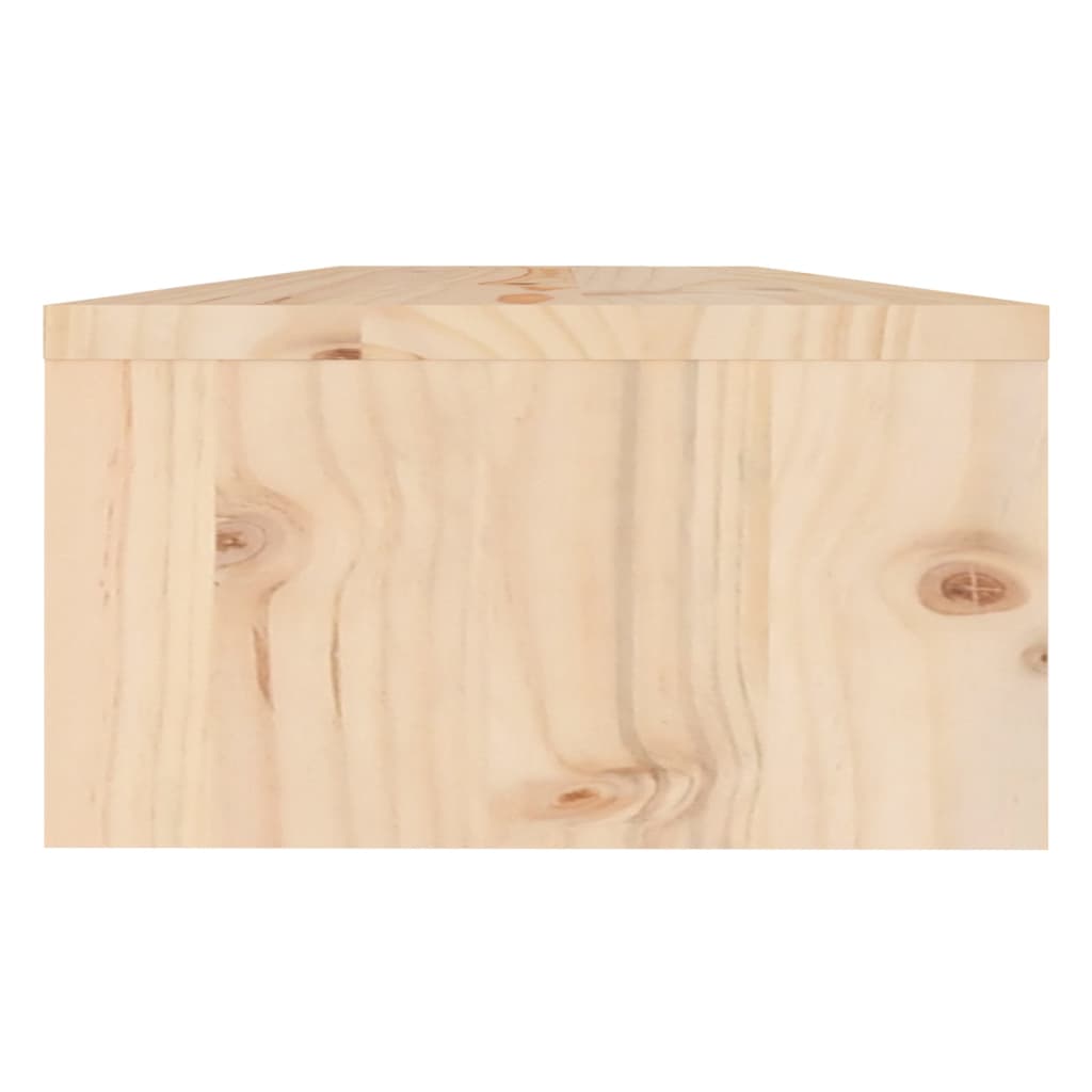 Monitorstandaard 50X24X3 Cm Massief Grenenhout Naturel
