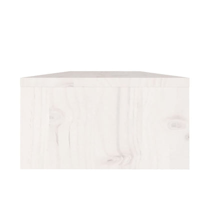 Monitorstandaard 50x24x13 cm massief grenenhout wit