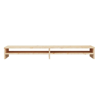 Monitorstandaard 00X24X3 Cm Massief Grenenhout Naturel