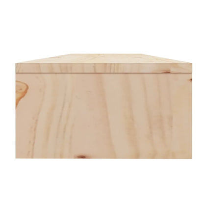 Monitorstandaard 00X24X3 Cm Massief Grenenhout Naturel
