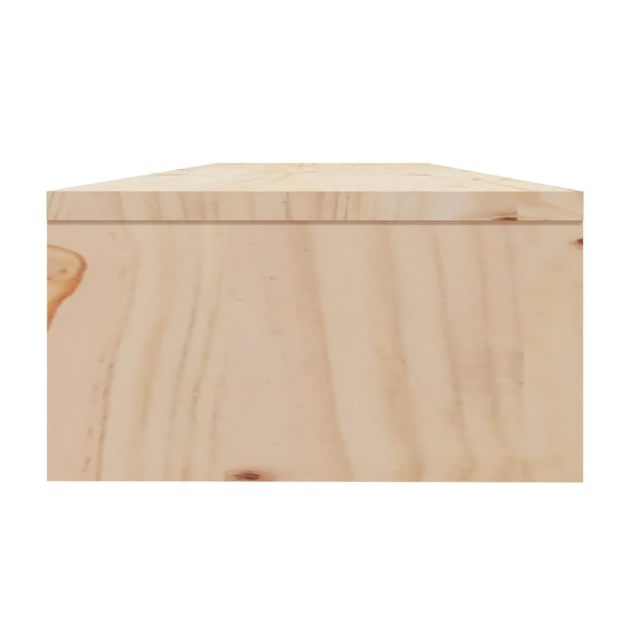 Monitorstandaard 00X24X3 Cm Massief Grenenhout Naturel