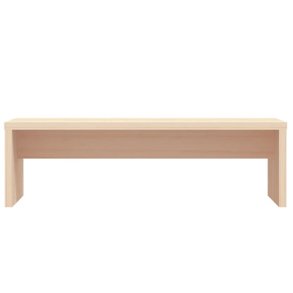 Monitorstandaard 50X27X5 Cm Massief Grenenhout Naturel