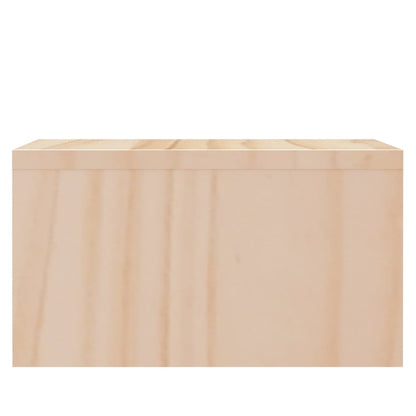 Monitorstandaard 50X27X5 Cm Massief Grenenhout Naturel