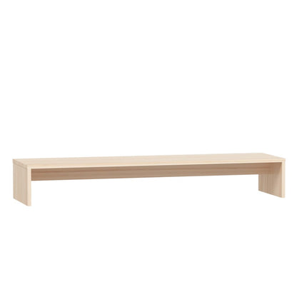 Monitorstandaard 00X27X5 Cm Massief Grenenhout Naturel