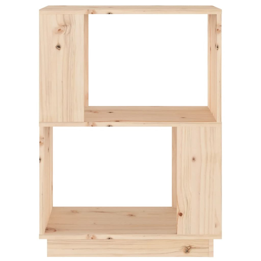 Boekenkast/Kamerscherm 5X25X70 Cm Massief Grenenhout Naturel